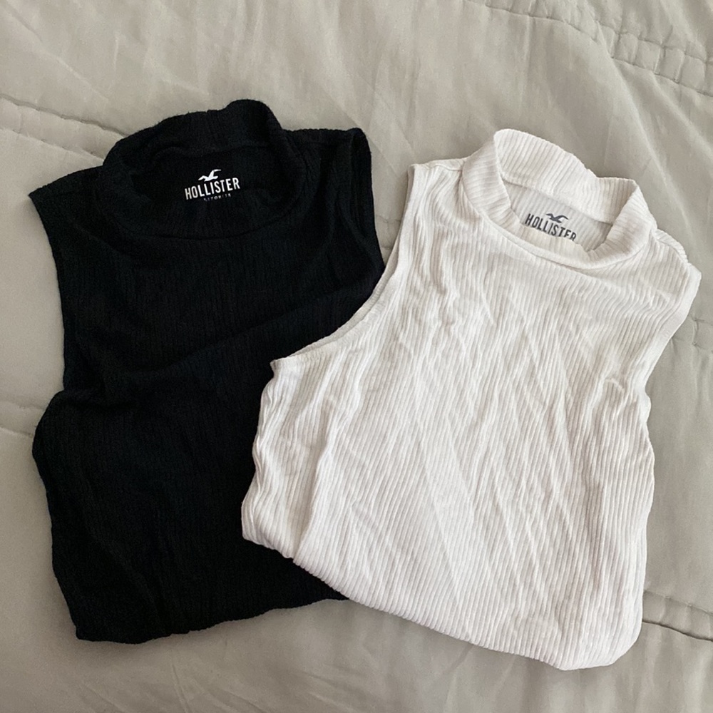 Ribbed Black and White Bodysuit’s